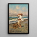 The Fisherman - Antonino Leto — framed artwork on a wall