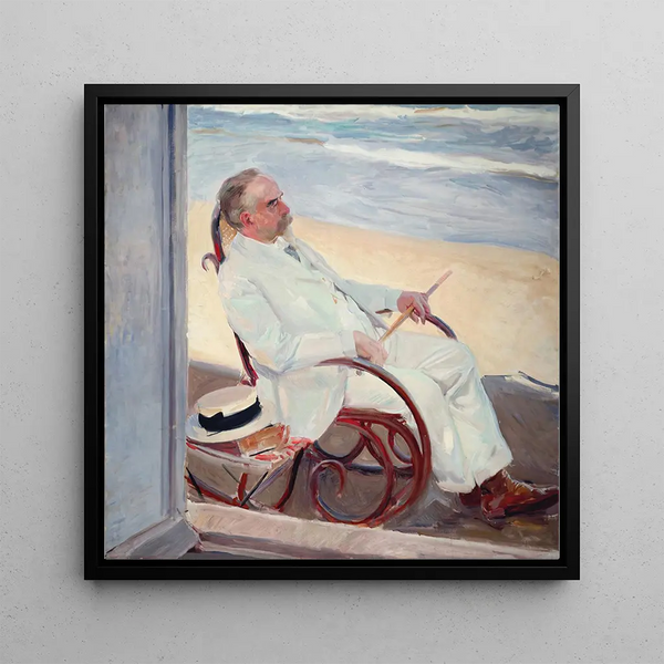 Reproduction of the painting Antonio García at the beach - Joaquín Sorolla