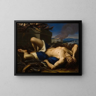 The Death of Abel - Antonio Balestra — framed artwork on a wall