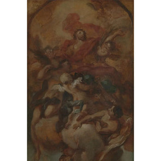 Reproduction of the painting La glorification de Saint Oswald - Antonio Balestra