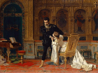 Scene from Fiesco, Act IV, Scene 14 - Antonio Barzaghi-Cattaneo — artwork view