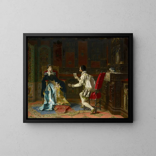"Tasse lit sa Jérusalem délivrée" by Antonio Barzaghi-Cattaneo — framed artwork on a wall
