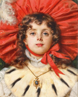 The Red Hat - Antonio Barzaghi-Cattaneo — artwork view