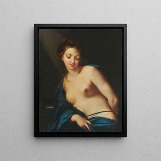 Sainte Ursule - Antonio Bellucci — framed artwork on a wall