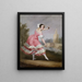 a bolero dancer - Antonio Cabral Bejarano — framed artwork on a wall