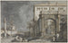 Capriccio A palace with a courtyard near the lagoon - Antonio Canaletto — artwork view
