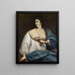 Cleopatra with a serpent - Antonio Carneo — framed artwork on a wall