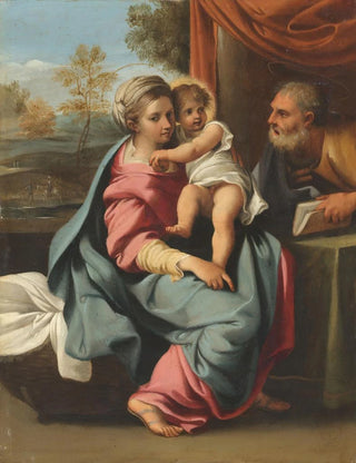 La Sainte Famille - Antonio Carracci — artwork view