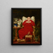 A Joyful Birthday - Antonio Casanova y Estorach — framed artwork on a wall