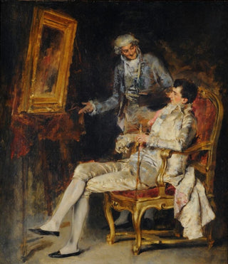 The Fan - Antonio Casanova y Estorach — artwork view