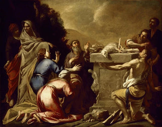 The Sacrifice of Noah - Antonio de Bellis — artwork view