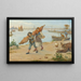 Return from Fishing - Antonio Ermolao Paoletti — framed artwork on a wall