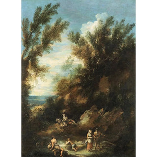 Landscape with Figures - Antonio Francesco Peruzzini — artwork view