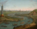 A Caprice with the French ambassador approaching the king of Siam's palace in a state barge in October 1685 - Antonio Joli — artwork view