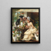 The Flower Seller - Antonio Lonza — framed artwork on a wall