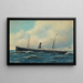 The Concho Steam - Antonio Nicolo Gasparo Jacobsen — framed artwork on a wall