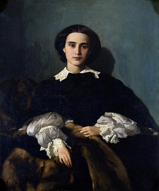 Portrait of Mme Morrocchi - Antonio Puccinelli — artwork view