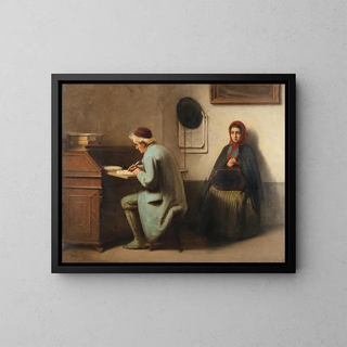 A letter of recommendation - Antonio Rotta — framed artwork on a wall