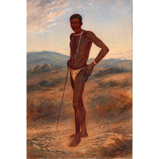 Reproduction of the painting Man Cafre - Antonio Zeno Shindler