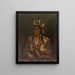 Keokuk the vigilant fox junior - Antonio Zeno Shindler — framed artwork on a wall