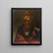 Keokuk the vigilant fox - Antonio Zeno Shindler — framed artwork on a wall