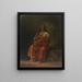 Queue tachetée - Antonio Zeno Shindler — framed artwork on a wall
