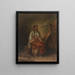 Squaw à queue tachetée - Antonio Zeno Shindler — framed artwork on a wall