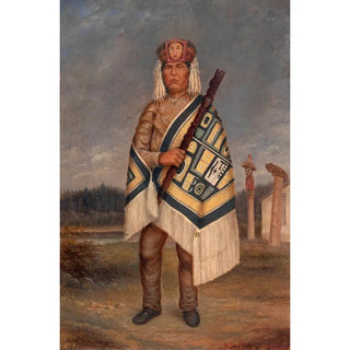 Indian Tlingit Painting - Antonio Zeno Shindler — artwork view