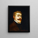 Portrait of Jean Lorrain 1855-1906 writer - Antonio de La Gandara — framed artwork on a wall