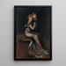 Portrait of Leonor Uriburu de Anchorena 1884-1975 with her son Emilio - Antonio de La Gandara — framed artwork on a wall
