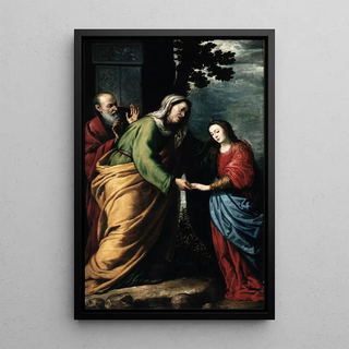 Reproduction of the painting The Visitation - Antonio de Pereda