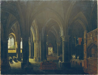 Gothic funerary vault painting - Antonio de Pian — artwork view