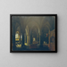 Gothic funerary vault painting - Antonio de Pian — framed artwork on a wall