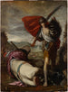 David painting with Goliath's head - Antonio del Castillo y Saavedra — artwork view