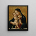 Virgin and Child - Antonio di Benedetto Aquilio — framed artwork on a wall
