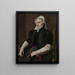 Portrait of Anne Fernely - Antonis Mor — framed artwork on a wall