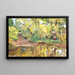 Stream in the forest - Antonín Hudeček — framed artwork on a wall