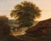 A landscape with a tree - Antonín Mánes — artwork view