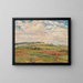 Landscape of Pasture under Summer Light - Antonín Slávek — framed artwork on a wall