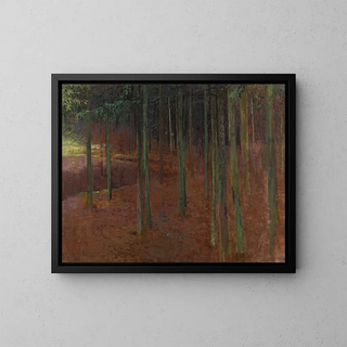 Forest - Antonín Slávek — framed artwork on a wall