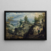 L'Ermite Onofrius in the desert - Antonín Stevens — framed artwork on a wall