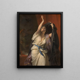 La prière de Judith - Antoon van IJsendijck — framed artwork on a wall