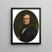 Self-portrait - Antoon van IJsendijck — framed artwork on a wall
