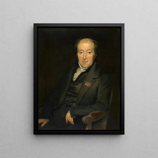 The painter Mattheus Ignatius van Bree - Antoon van IJsendijck — framed artwork on a wall