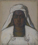 Girl Tunisian Bedouin in white - Ants Laikmaa — artwork view