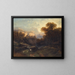 Contemplation dans un paysage alpin - Apollinary Gilyarievich Goravsky — framed artwork on a wall