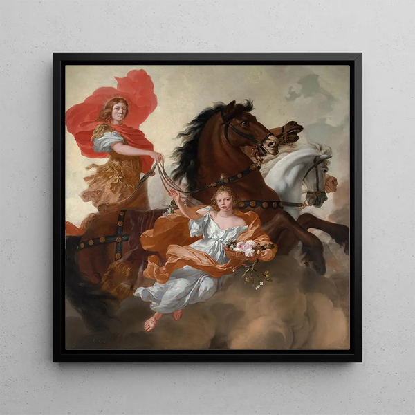 Apollon et Aurora - Gérard de Lairesse — framed artwork on a wall