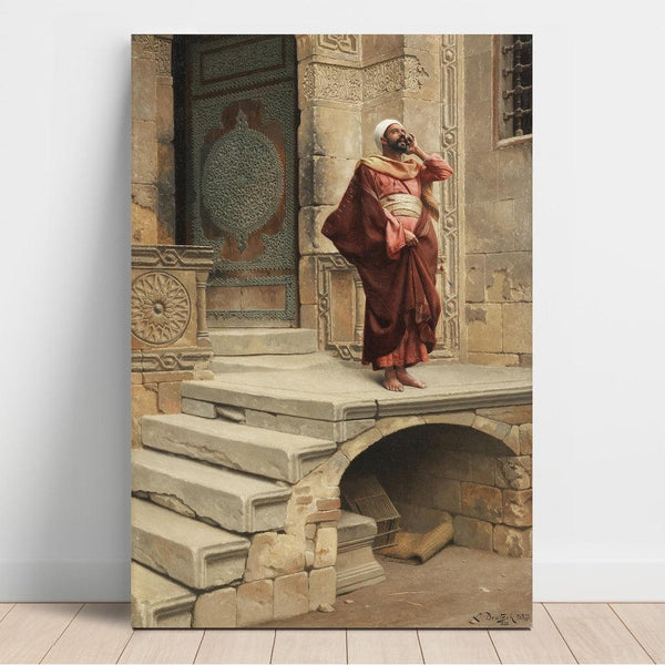 Reproduction of the painting Call to the faithful (1893) - Ludwig Deutsch