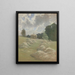 Landscape with Hay - Appleton Brown — framed artwork on a wall