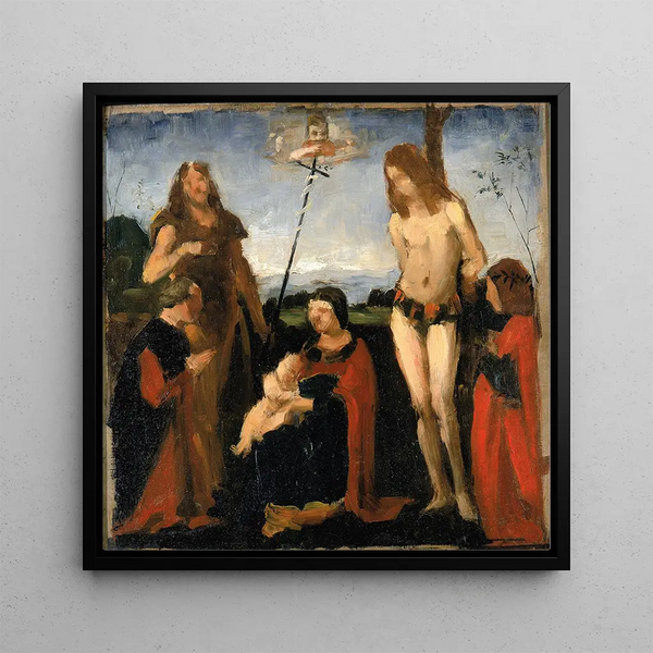 Après Boltraffio Sacra Conversazione - Kenyon Cox — framed artwork on a wall